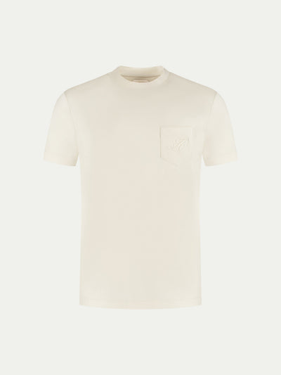 AUR1 Pocket T-Shirt Ecru