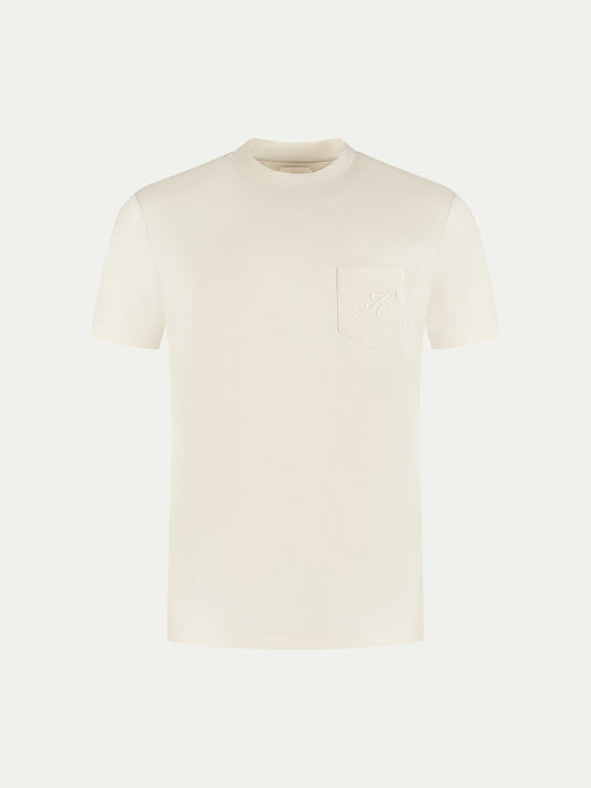AUR1 Pocket T-Shirt Ecru