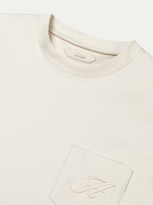AUR1 Pocket T-Shirt Ecru