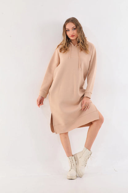Women's Oversized Hoodie Dress | Casual Long Sleeve Sweatshirt Dress