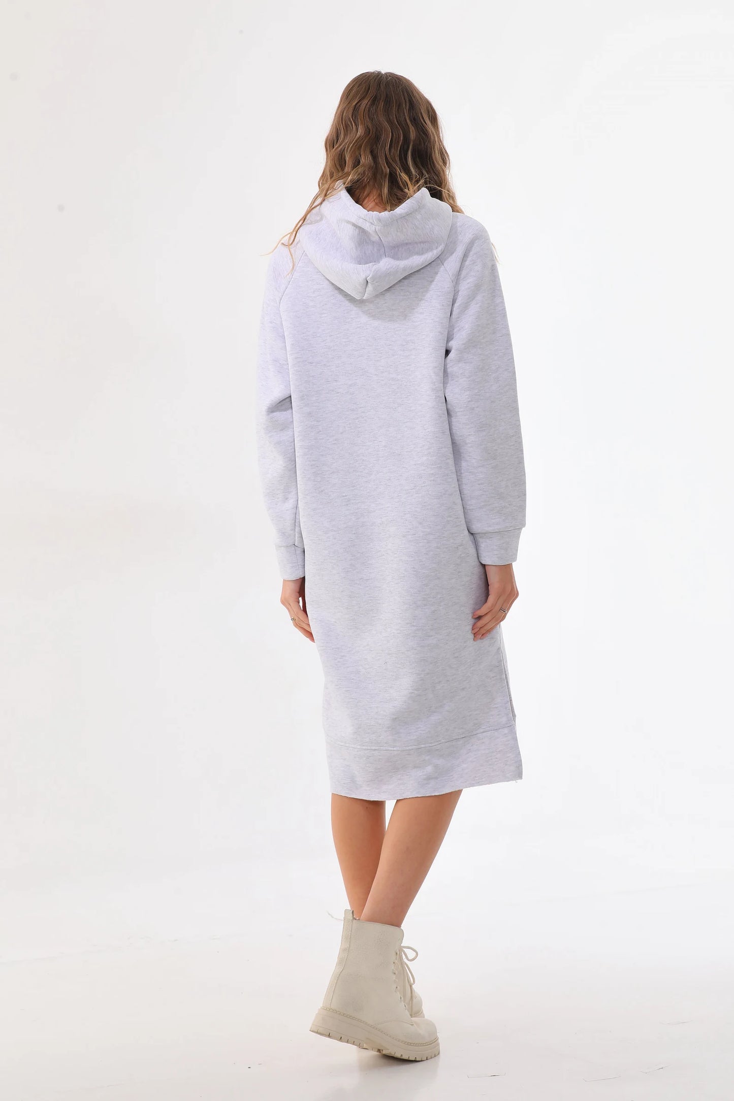 Women's Oversized Hoodie Dress | Casual Long Sleeve Sweatshirt Dress