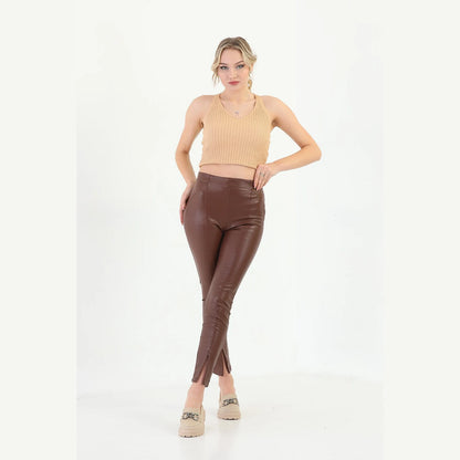 Women's Premium Leather Trousers | Fashion Collection | Yildiz Studio